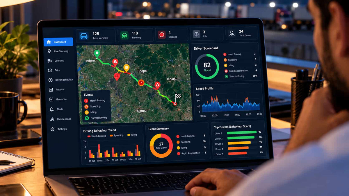 What Is Driver Behaviour Monitoring? Harsh Braking and Speeding Explained