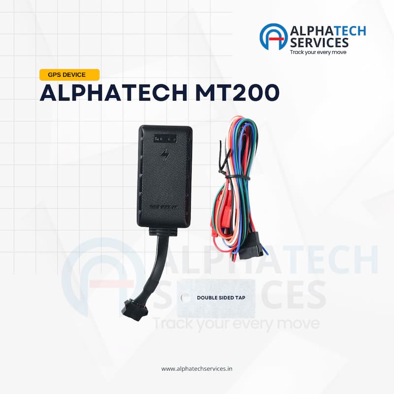 Alphatech MT200 4G GPS Tracker | Dual Satellite Fleet Tracking India