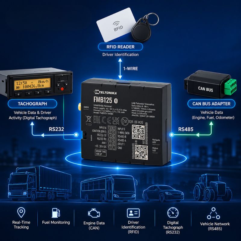 FMB125 2G gps device